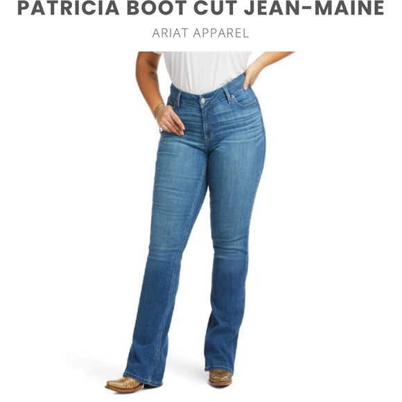 Ariat Denim - ARIAT WOMEN'S R.E.A.L. MID RISE PATRICIA BOOTCUT JEANS